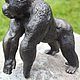 Order Gorilla sculpture bronze. bronze-piter (bronza-piter). Livemaster. . Figurines Фото №3