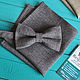 Tie dark grey Clint Eastwood Shawl / wedding rustic. Ties. Respect Accessories. Online shopping on My Livemaster.  Фото №2