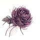 Brooch - handmade flower made of fabric BlackBerry Lotus. Brooches. ms. Decorator. My Livemaster. Фото №4