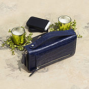 Сумки и аксессуары handmade. Livemaster - original item The man purse from crocodile leather. Handmade.