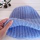 Заказать Шапка из пуха норки английской резинкой. Ирина Кислицына (crochet-irina). Ярмарка Мастеров. . Шапки Фото №3