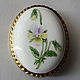 Brooch pansies, Vintage brooches, Moscow,  Фото №1