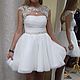 Short wedding dress with Bolero . Wedding dresses. stillmasterEK (stillmasterEK). Online shopping on My Livemaster.  Фото №2