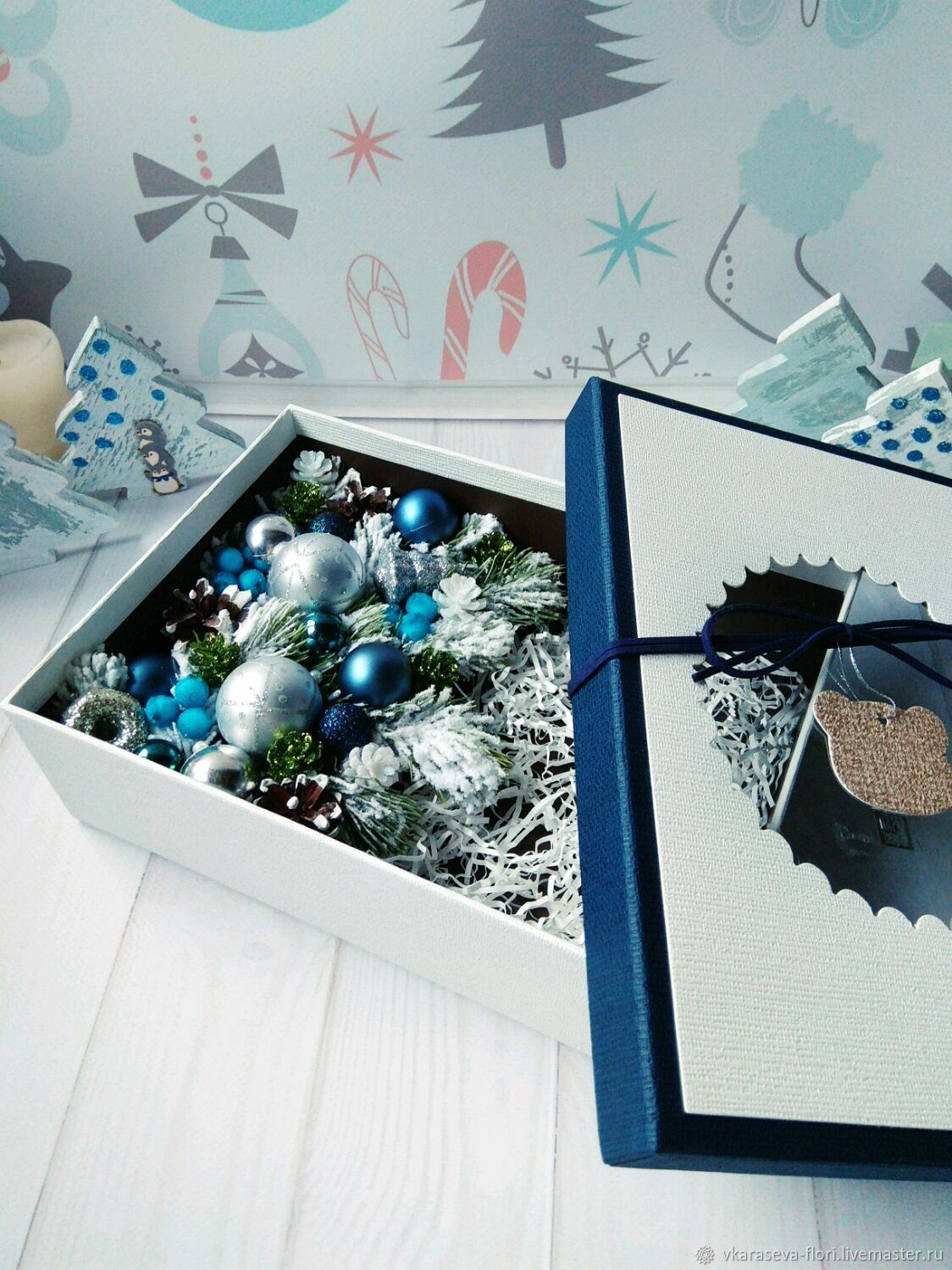 Коробка подарочная для хранения декор Идеал купить в интернет-магазине Wildberries