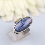 Украшения handmade. Livemaster - original item ring with kyanite. Silver.. Handmade.