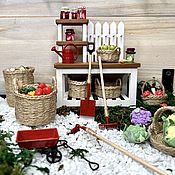 Куклы и игрушки handmade. Livemaster - original item Doll Garden Miniature Garden Tool for Mini Vegetable Garden mini Garden. Handmade.