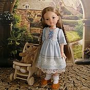 Одежда для кукол: Туника и лосинки из трикотажа для куклы Паола Рейна