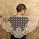 Order Shawl Grove Vyatka lace. Russian embroidery and lace. Livemaster. . Shawls Фото №3