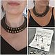 Колье - чокер, жемчуг в сетке, ожерелье с жемчугом. Колье. KSeniora jewelry. Ярмарка Мастеров.  Фото №5