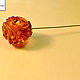 Amber. Brooch 'Bud'. Brooches. Amber is a warm stone. Online shopping on My Livemaster.  Фото №2