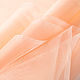 Органза персиковая с легким блеском, Ткани, Сочи,  Фото №1