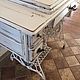 Столик Singer  в новом облике. Столы. Froufroubazar. Ярмарка Мастеров.  Фото №4