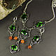Gorgeous set with peridot the 'Breath of spring'. Jewelry Sets. The inspiration of nature in stones. My Livemaster. Фото №4