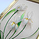  white irises, Panels, Cheboksary,  Фото №1