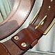 Men's belt for jeans.Buffalo leather belt. Straps. Marik Leather Craft. My Livemaster. Фото №4