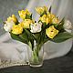 Реалистичные пионовидные тюльпаны из фоамирана. Цветы. Живые цветы ручной работы. Интернет-магазин Ярмарка Мастеров.  Фото №2