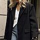 Фланель Saint Laurent в деликатную полоску. Цвет горький шоколад. Ткани. Mariteks  Итальянские  ткани. Ярмарка Мастеров.  Фото №4