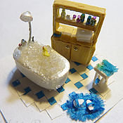 Украшения handmade. Livemaster - original item Glass sphere - Relax! - Bathroom miniature inside. Handmade.