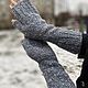 Митенки серые  тёплые из ангоры. Митенки. Наталья 'Всё связано'. Интернет-магазин Ярмарка Мастеров.  Фото №2