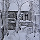 Старый город- графика  в подарок. Картины. Echoes. Ярмарка Мастеров.  Фото №5