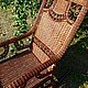 Заказать  Кресло качалка из ивовой лозы. СИМ&СИМ. Ярмарка Мастеров. . Наборы садовой мебели Фото №3