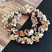 Материалы для творчества handmade. Livemaster - original item Lisway Shell Beads 12h6mm 10 pcs.. Handmade.