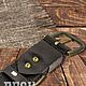 Заказать Ремень кожаный "Вымпел" с пряжкой. svoi_belt (chepurin-igor). Ярмарка Мастеров. . Ремни Фото №3