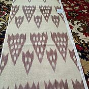 Материалы для творчества handmade. Livemaster - original item Uzbek silk ikat. The cloth hand weaving of Adras. ST010. Handmade.