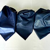 Материалы для творчества handmade. Livemaster - original item Natural blue mother-of-pearl leather - 3 cuts in a set. Handmade.