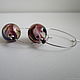 Ring earrings MYSTERY of the THIRD PLANET. Congo earrings. Juliya Laborera. Online shopping on My Livemaster.  Фото №2