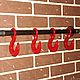 Вешалка для одежды с 4 крюками в стиле Лофт (Loft), Индастриал, Рустик. Вешалки и крючки. Loftsnab. Интернет-магазин Ярмарка Мастеров.  Фото №2