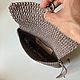 Сумочка-клатч из рафии. Клатчи. NataBern - Leather accessories. Ярмарка Мастеров.  Фото №5