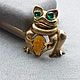 Vintage brooch Frog. Vintage brooches. Vintage  Jewelry  (Liliya). My Livemaster. Фото №5