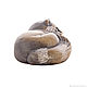 Фигурка ручной работы из камня Кошка Сибирская. Статуэтка. Stone Land. Ярмарка Мастеров.  Фото №4