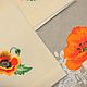 Set of tablecloth and napkins with embroidery 'Poppy'. Tablecloths. Olga Lado. My Livemaster. Фото №5
