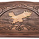Backgammon carved 'Eagle' big 60, Osipov. Backgammon and checkers. H-Present more, than a gift!. Online shopping on My Livemaster.  Фото №2