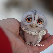 Куклы и игрушки handmade. Livemaster - original item Felted owl toy: two owls mom and owl. Handmade.
