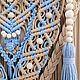 Панно макраме. Элементы интерьера. Macrame Vibes. Интернет-магазин Ярмарка Мастеров.  Фото №2