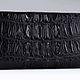 Клатч из натуральной кожи крокодила IMA0081B2. Клатчи. CrocShop товары из экзотической кожи. Ярмарка Мастеров.  Фото №5