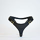 Sexy leather strap-on panties. Harness for role-playing games. goldbergatelier. My Livemaster. Фото №6