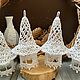 Новогодние рождественские вязаные кружева крючком. Елочные игрушки. Евгения Ревенко Горай (evgeniyagorai). Ярмарка Мастеров.  Фото №5