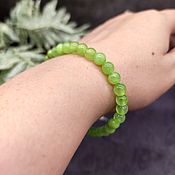 Украшения handmade. Livemaster - original item Bracelet made of natural green Onyx. Handmade.
