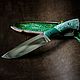 Handmade hunting knife 'Sarmat-2' Crocodile. Knives. zlathunter. Online shopping on My Livemaster.  Фото №2