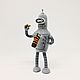 Robot Bender from Futurama. Movie souvenirs. daryagrin (DaryaGrin). My Livemaster. Фото №4