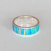 Украшения handmade. Livemaster - original item Silver ring with opal №11. Handmade.