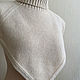 Манишка XL с кашемиром, унисекс. Манишки. FAVORITE KNITWEAR (Наталья). Интернет-магазин Ярмарка Мастеров.  Фото №2