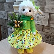 Куклы и игрушки handmade. Livemaster - original item Soft toy Zina the sheep. Handmade.