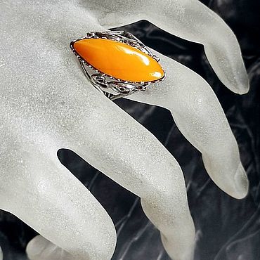 Украшения ручной работы. Ярмарка Мастеров - ручная работа Кольцо ЖЕЛТОК 3. Handmade.