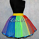 Multicolor Tulle Skirt. Child skirt. TutuChic. My Livemaster. Фото №4
