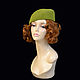 Hat green Apple. Hats1. Novozhilova Hats. Online shopping on My Livemaster.  Фото №2
